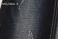 150cm 9.1oz कॉटन स्पैन्डेक्स डेनिम फैब्रिक जीन्स ड्रेस शर्टिंग क्लॉथिंग क्रॉसहैच स्लब टाई डाई के लिए