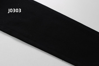 थोक 11 औंस सुपर स्ट्रेच काले बुना हुआ डेनिम कपड़े जींस के लिए
