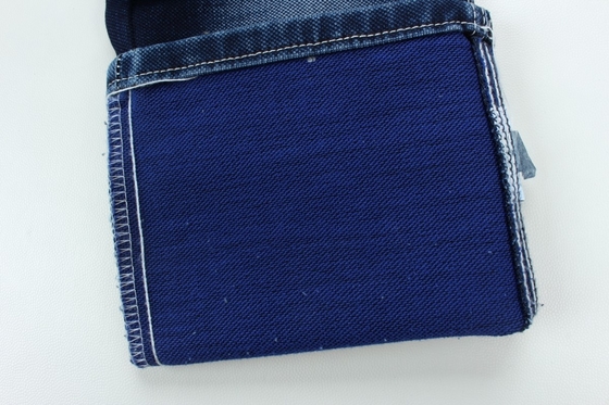 11.5 Oz नीला और नीला बैकसाइड डबल लेयर डेनिम जीन्स कपड़े
