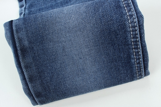 11.5 Oz नीला और नीला बैकसाइड डबल लेयर डेनिम जीन्स कपड़े