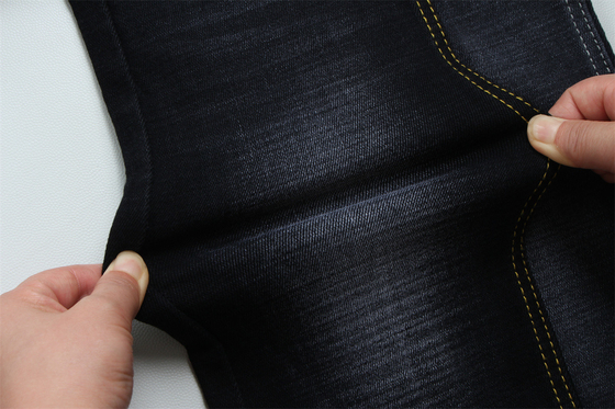 11.5 Oz क्रॉस स्लैब ब्लैक बैकसाइड डेनिम फैब्रिक फॉर मैन जीन्स इंडिया मार्केट स्टाइल चीन फैक्टरी गुआंग्डोंग में