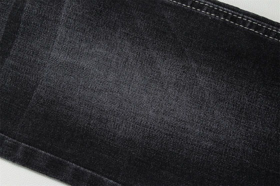 11 Oz Warp Slub Black Denim Fabric For Man Jeans High Stretch भारत बाजार शैली गर्म बिक्री