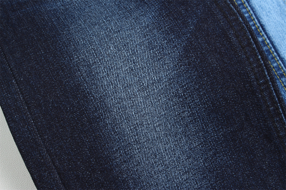 जींस के लिए 12.5oz 100% कॉटन डेनिम फैब्रिक, 424gsm, गहरा नीला