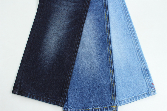 जींस के लिए 12.5oz 100% कॉटन डेनिम फैब्रिक, 424gsm, गहरा नीला