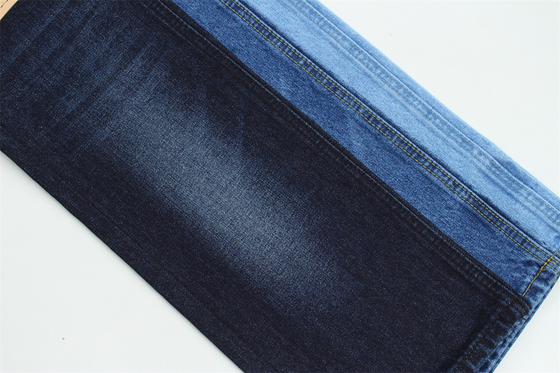जींस के लिए 12.5oz 100% कॉटन डेनिम फैब्रिक, 424gsm, गहरा नीला