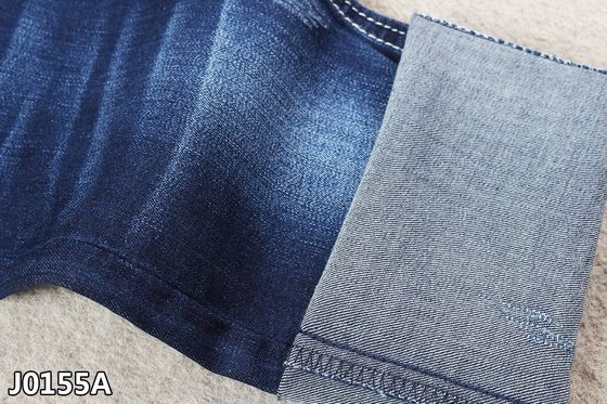 स्लब 2% स्पैन्डेक्स फैब्रिक टेक्सटाइल सैनफोराइजिंग के साथ 8.3OZ स्ट्रेच डेनिम फैब्रिक