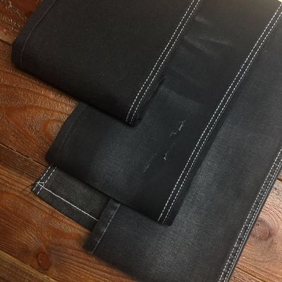 अच्छा दाम टेनकल कॉटन मटेरियल डेनिम फैब्रिक जींस ब्लैक कलर 9oz ऑनलाइन