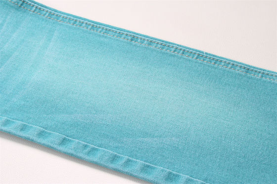 अच्छा दाम 9 Oz स्पेशल ग्रीन कलर स्ट्रेच ग्रीष्मकालीन डेनिम कपड़े जींस कपड़े पुरुष के लिए वसंत ग्रीष्मकालीन शैली गर्म बेचने के लिए तैयार ऑनलाइन