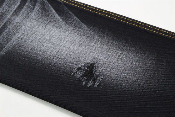 अच्छा दाम 10.5 औंस काली डेनिम कपड़े कठोर 100%कपास काली और काले पीछे के लिए शैली जींस लड़का दोस्त शैली नरम हाथ का स्पर्श महिलाओं ऑनलाइन