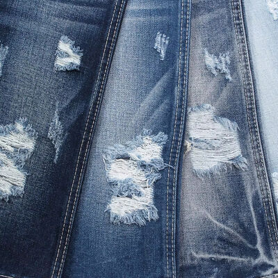 11.5 एक बार नॉन-स्पैन्डेक्स कॉटन डेनिम फैब्रिक 70'' चौड़ाई सुपर डार्क ब्लू जींस फैब्रिक