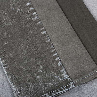 अच्छा दाम 8.5 औंस नेवी ग्रीन पावर स्ट्रेच कॉटन पॉलिएस्टर स्पैन्डेक्स डेनिम जींस फैब्रिक निर्माता ऑनलाइन