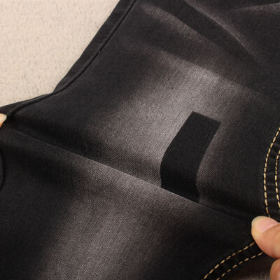 अच्छा दाम उच्च खिंचाव सल्फर काला रंग महिला जींस डेनिम कपड़े फैक्टरी मूल्य के साथ आपूर्ति 9.5OZ पर ऑनलाइन