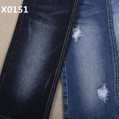 अच्छा दाम 10 औंस कॉटन स्पैन्डेक्स इंडिगो ब्लू जींस फैब्रिक लागत-प्रभावी किफायती उच्च गुणवत्ता वाला अच्छा स्ट्रेच बॉयफ्रेंड क्लीन स्टाइल ऑनलाइन