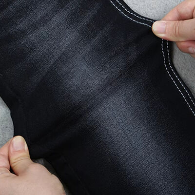 अच्छा दाम रेडी स्टॉक द्वारा महिलाओं की जींस या लड़कियों के पैंट के लिए 10.2 औंस हाई स्ट्रेच ब्लैक/ब्लैक डेनिम फैब्रिक ऑनलाइन