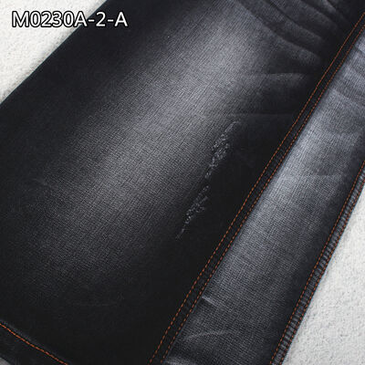 अच्छा दाम 12 औंस काली बैकसाइड डबल लेयर टाई डाई और कार्ड्ड यार्न डेनिम कपड़े ऑनलाइन