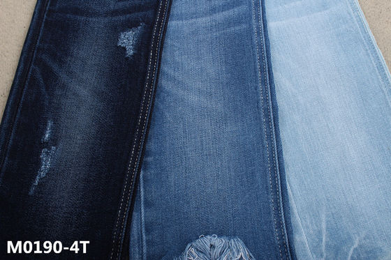 अच्छा दाम 390 ग्राम ड्यूल कोर इलास्टिक 94 कॉटन 4 स्पैन्डेक्स स्लब स्ट्रेच डेनिम मटेरियल फैब्रिक ऑनलाइन