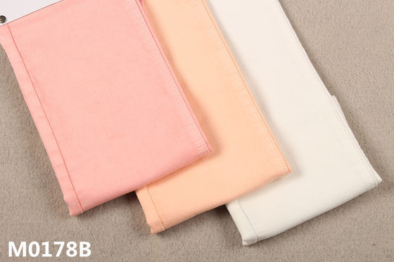 अच्छा दाम मरने के लिए तैयार 9 Oz 305gsm डबल लेयर बुना हुआ नकली डेनिम सामग्री बेज डेनिम फैब्रिक ऑनलाइन