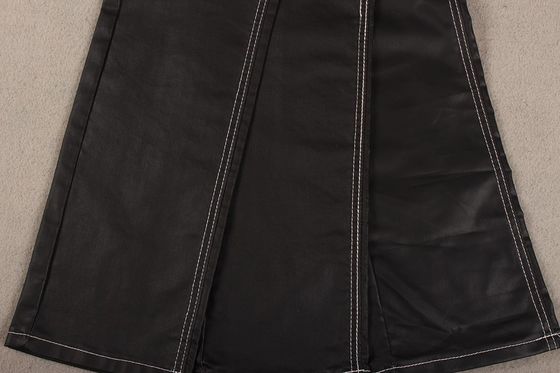 अच्छा दाम 8.5 औंस टूटी हुई टवील डेनिम कपड़ा सामग्री लेपित सतह विशेष परिष्करण ऑनलाइन